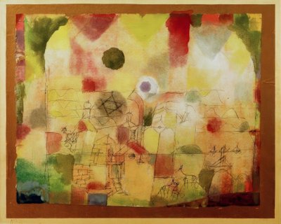 Cosmically Permeated Landscape by Paul Klee